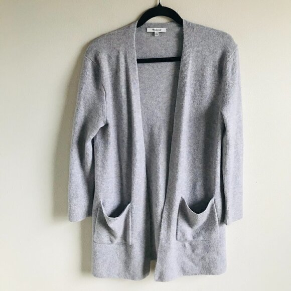 Madewell Heather Smoke Donegal Kent Cardigan Duster Sweater Size XXS - Picture 5 of 6